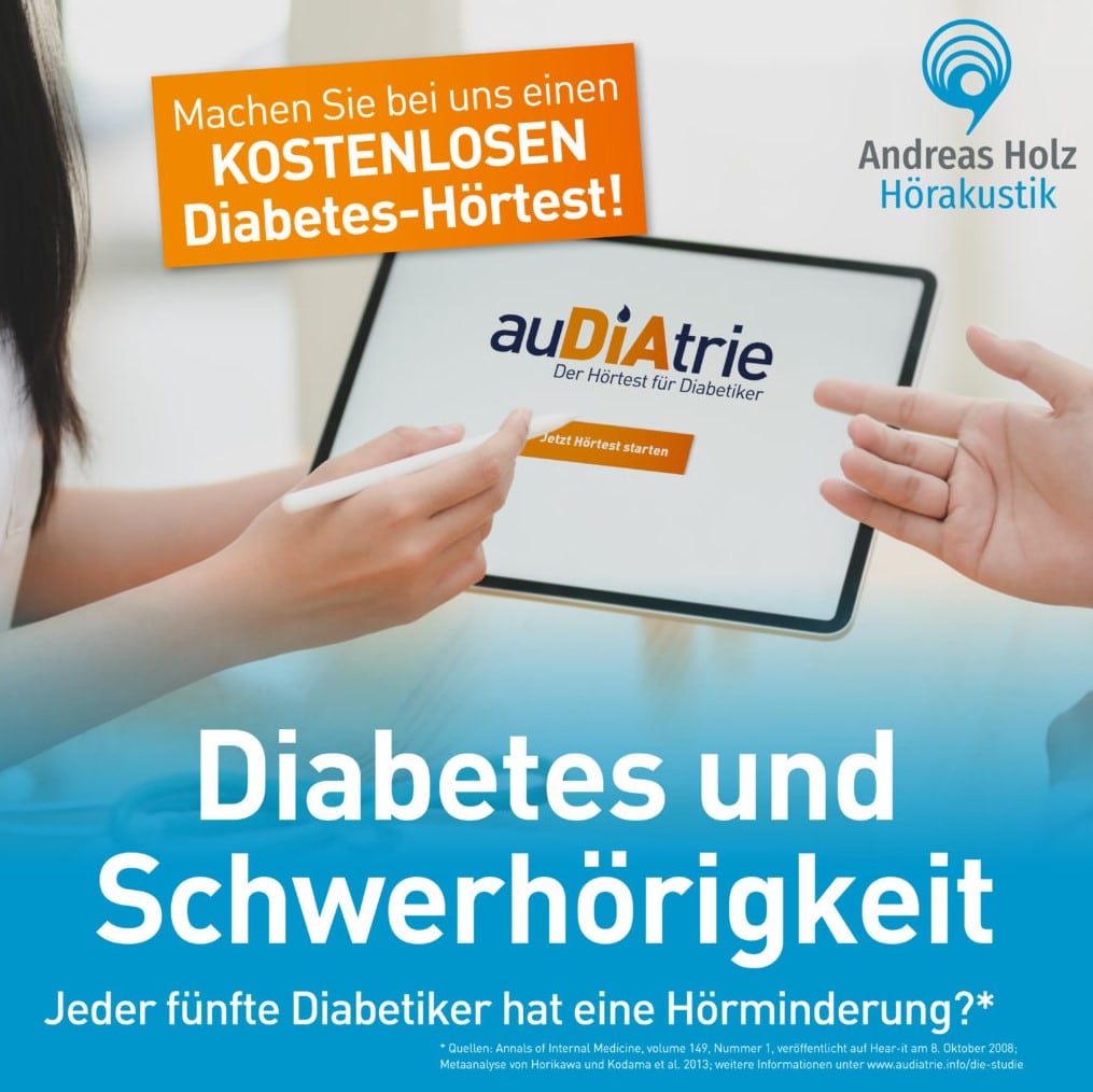 Hörtest für Diabetiker in Freiburg
